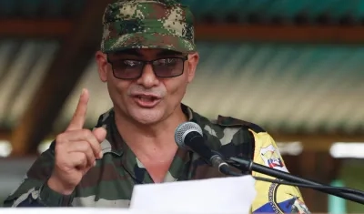 Iván Mordisco, comandante general del Estado Mayor Central (EMC), disidencia de las FARC.