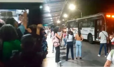 La odisea de regresar a casa en Transmetro