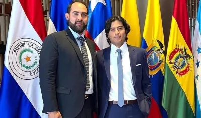 Germán Londoño y Nicolás Petro.