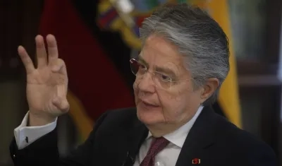 Guillermo Lasso, presidente de Ecuador. 