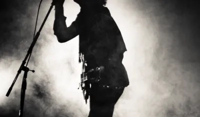 Cantante Gustavo Cerati.