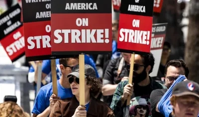 Imagen de una de las protestas.