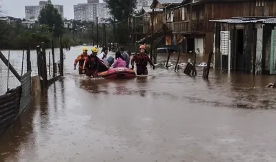 Inundaciones en Brasil. 