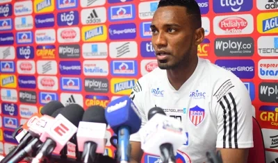 Jefersson Martínez disputó 10 partidos con Junior en el semestre anterior. 