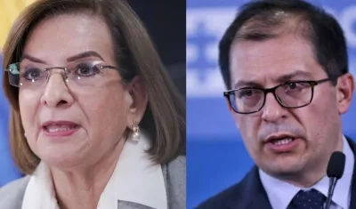 La Procuradora Margarita Cabello y el Fiscal Francisco Barbosa.