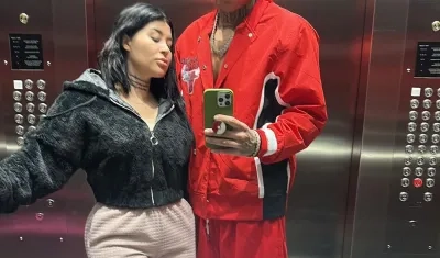 El rapero Lefty SM y su esposa María Isabel 