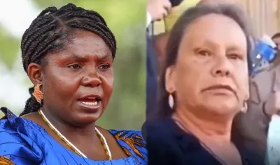 Francia Márquez, Vicepresidenta de la República, y Luz Fabiola Rubiano.