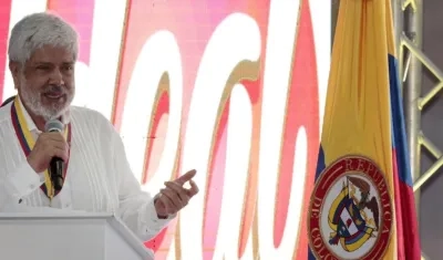 El Ministro de Comercio, Germán Umaña.