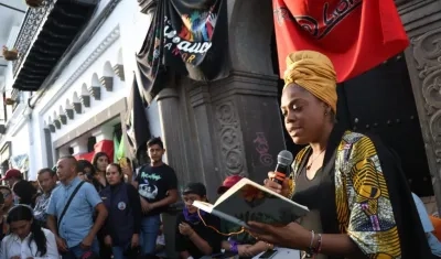 La Ministra de Educación, Aurora Vergara