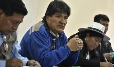 El expresidente de Bolivia, Evo Morales.