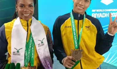 Natalia Llamosa y Julieth Rodríguez.