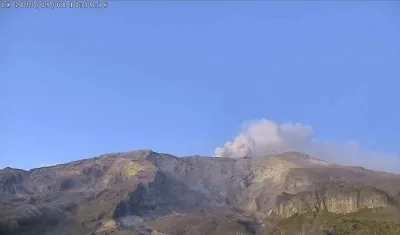 Actividad sísmica en el Nevado del Ruiz