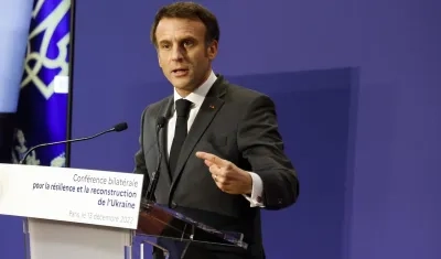 El presidente francés, Emmanuel Macron. 