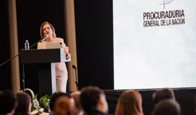 La Procuradora General de la Nación, Margarita Cabello.