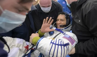 El astronauta estadounidense de origen salvadoreño Frank Rubio.
