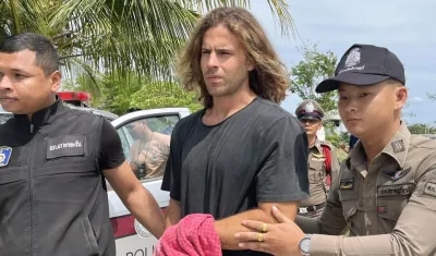 Daniel Sancho, confeso asesino del cirujano Edwin Arrieta.