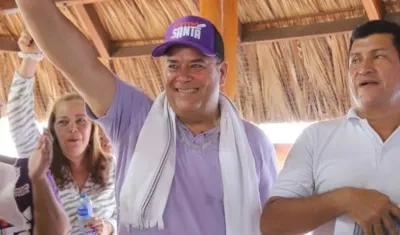 Samuel Santander 'Santa' Lopesierra en una imagen de campaña.