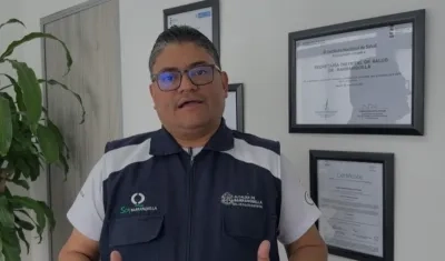 Humberto Mendoza Charris, Secretario distrital de Salud.