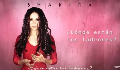 Álbum ¿Dónde están los ladrones? de Shakira.