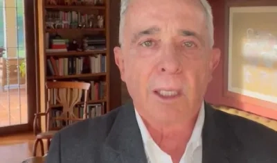 El expresidente Álvaro Uribe Vélez.