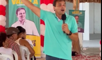 El candidato a la gobernación Alfredo Varela.
