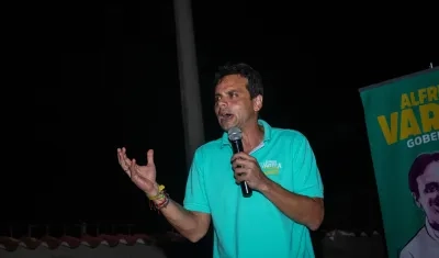 El candidato a la Gobernación del Atlántico, Alfredo Varela.