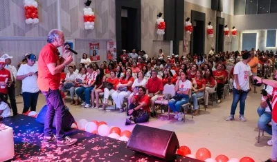 El candidato a la Gobernación del Atlántico, Eduardo Verano.