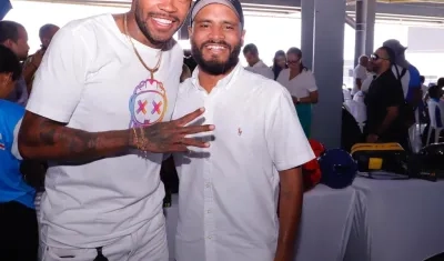 Anthony Zambrano y Alex Cujavante, representantes de Atlántico en atletismo y patinaje, respectivamente.