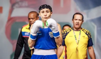 La boxeadora Yeni Arias fue subcampeona mundial este año en la India.