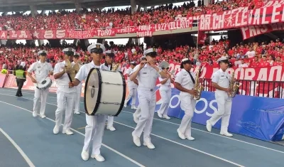 La Armada Nacional realizará actos en todos los estadios donde haya partido en esta fecha.