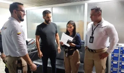 Arturo Char Chaljub, el día que fue capturado a su arribo al aeropuerto Ernesto Cortissoz