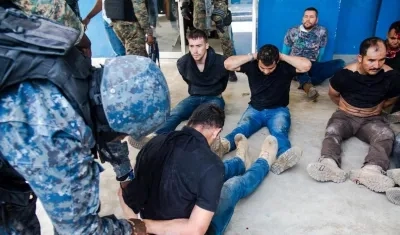 Los capturados tras el homicidio del Presidente de Haití.