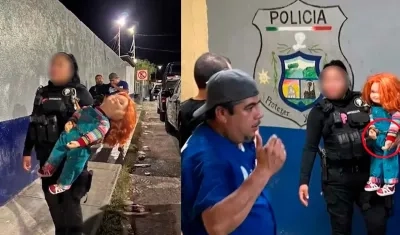 'Chucky' cuando era reseñado por la Policía de Monclova, México