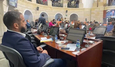 Arturo Char Chaljub en el Congreso de la República. 
