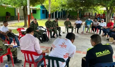 Consejo de seguridad en Chiriguaná, Cesar