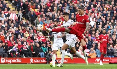 Darwin Núñez completó cuatro goles en la Liga Premier esta temporada. 