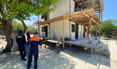 Uno de los predios que visitaron la Dimar y Parques Nacionales