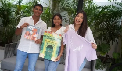 Joshua Aguilar Valdés, María José Charris y Sheila Dagis Iglesias.