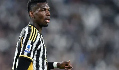 Paul Pogba, mediocampista francés del Juventus de Turín. 