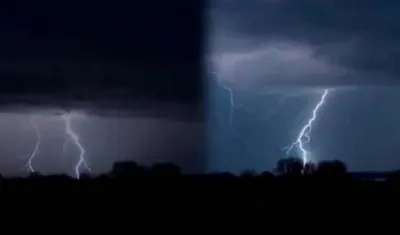 La tormenta eléctrica inusual del sábado en el Estado de Odisha, en India