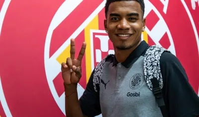 Jhon Solis firmó con el Girona hasta el 2028. 