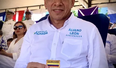 Gobernador del Vichada, Álvaro Arley León Flórez.