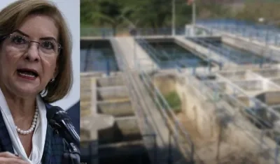 La Procuradora General Margarita Cabello y el acueducto.