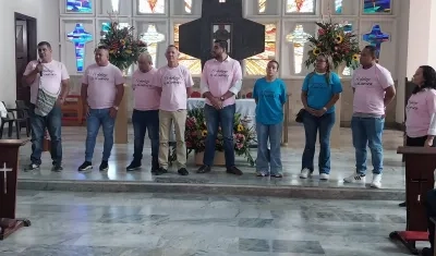 Agresores y agresoras pidiendo perdón en la Catedral.