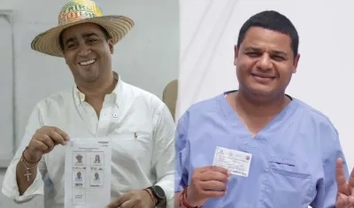 Jairo Aguilar, Gobernador electo, y Genaro Redondo, Alcalde de Riohacha.