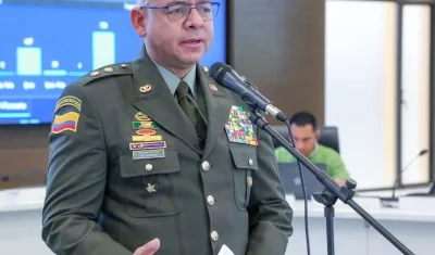 General Alejandro Zapata, subdirector de la Policía