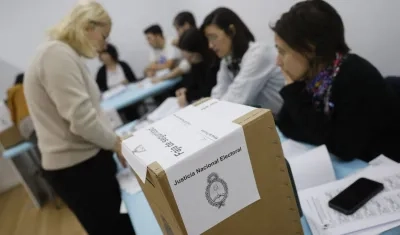 Imagen de las votaciones.