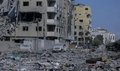 Desolación en Gaza tras los ataques aéreos israelíes luego de la emboscada de Hamás en suelo judío. 