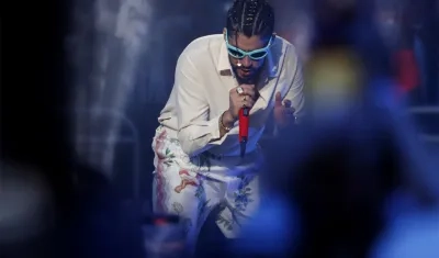 El cantante Bad Bunny en uno de sus recientes conciertos.