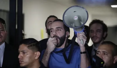 El presidente de El Salvador, Nayib Bukele.